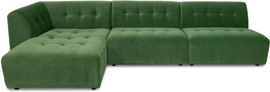 HKLIVING Vint Bank Element 1 5-zitsbank Middenstuk Royal Velvet Groen