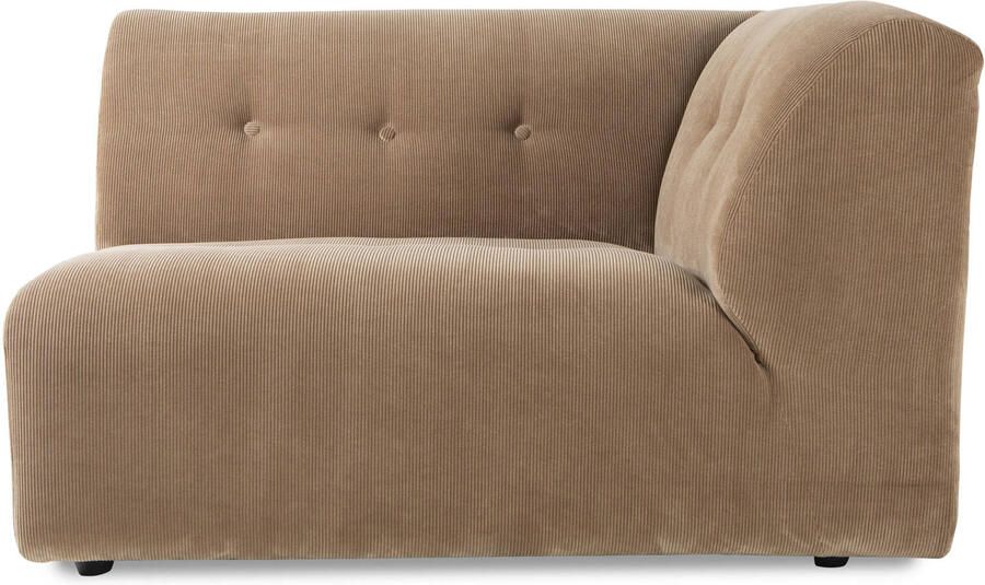 HKLIVING Vint Bank Element 1 5-zitsbank Rechts Corduroy Rib Bruin - Foto 3