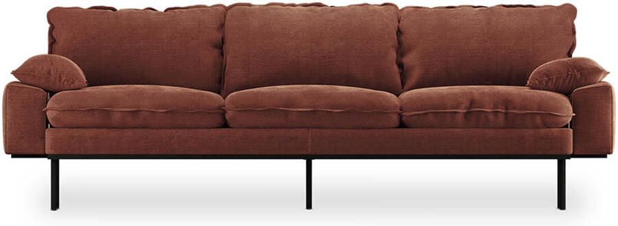 HKliving Retro Sofa 3-zitsbank Royal Velvet Magnolia - Foto 3