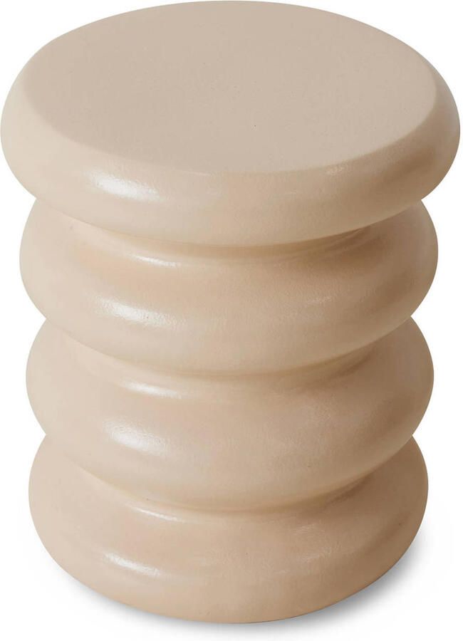 HKliving Allure Bijzettafel Cream - Foto 2