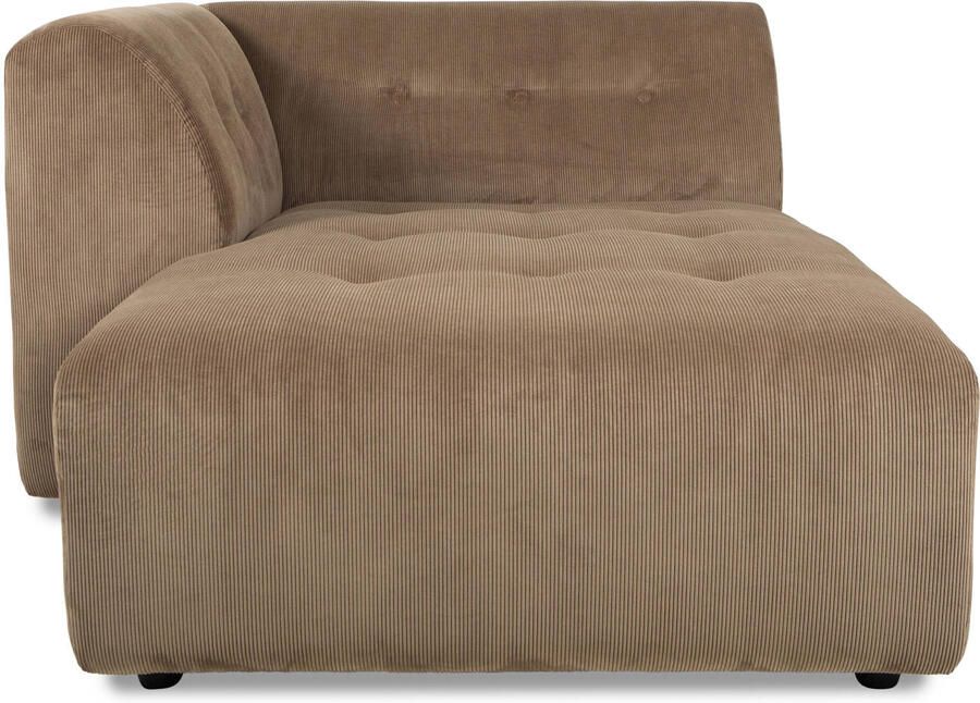 HKLIVING Vint Bank Element Divan Links Corduroy Rib Bruin - Foto 3