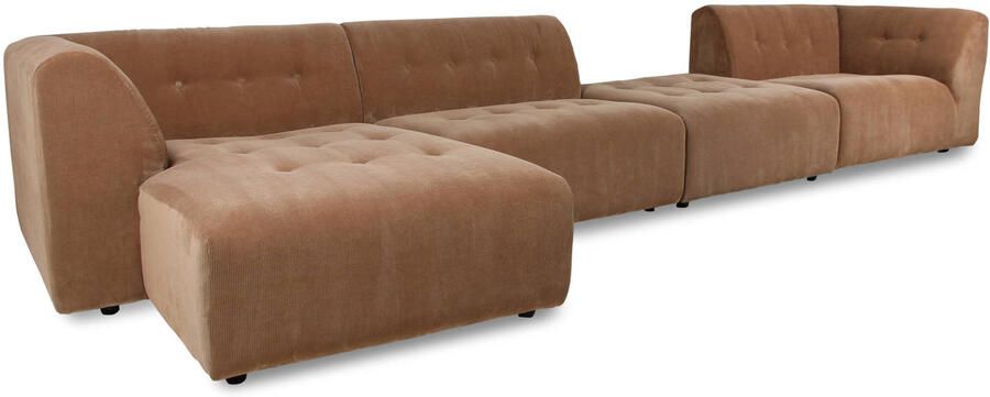 HKLIVING Vint Bank Element 1 5-zitsbank Rechts Corduroy Rib Bruin - Foto 2