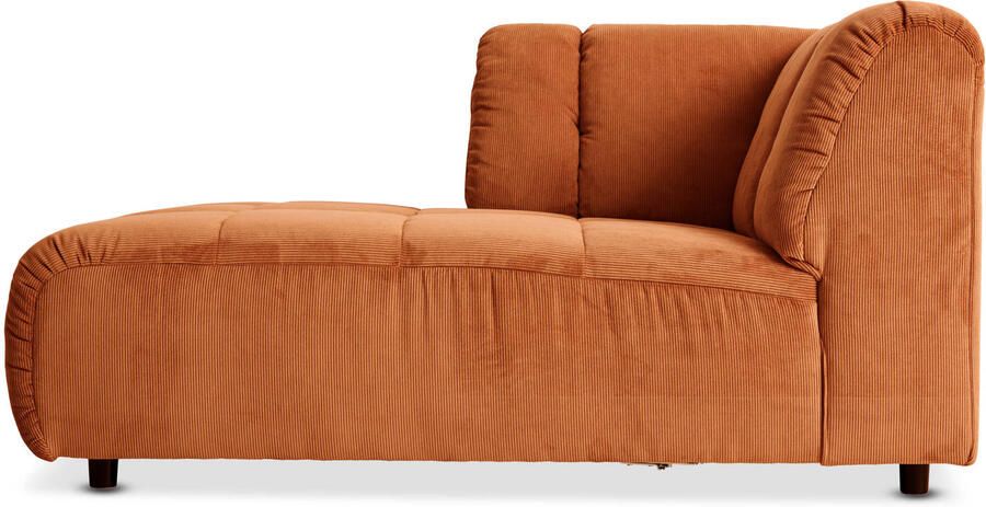 HKliving Wave Bank Element Divan Links Dusty Orange - Foto 2