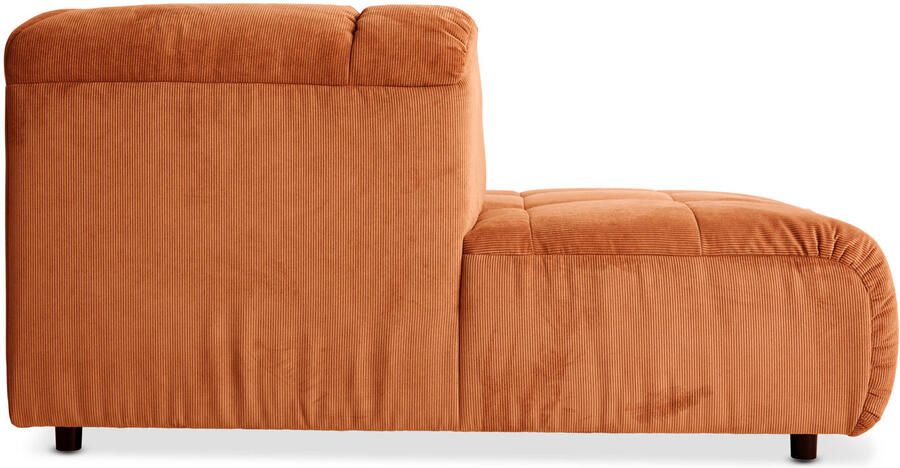 HKliving Wave Bank Element Divan Links Dusty Orange