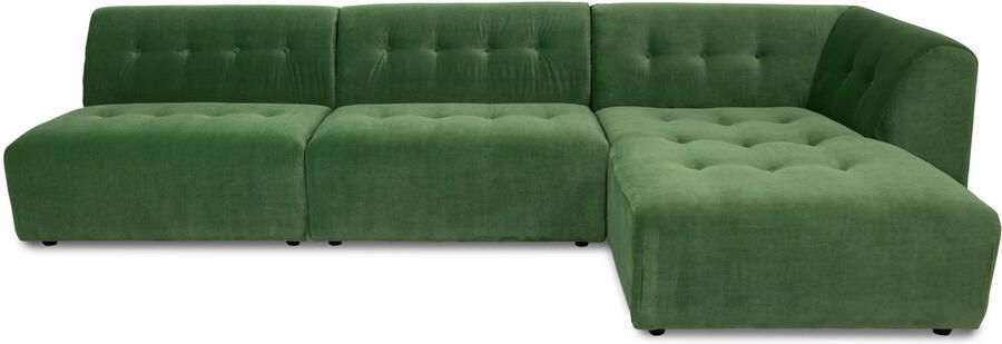 HKLIVING Vint Bank Element Divan Rechts Royal Velvet Groen - Foto 2