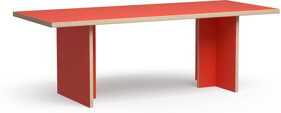 HKliving Dining Table Eettafel 220 x 90 cm Orange - Foto 3