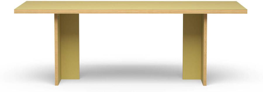 HKliving Dining Table Eettafel 220 x 90 cm Olive