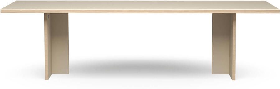 HKliving Dining Table Eettafel 280 x 100 cm Cream - Foto 2