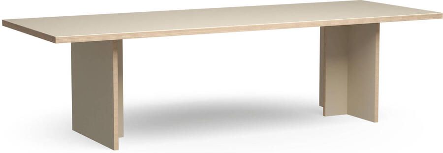 HKliving Dining Table Eettafel 280 x 100 cm Cream