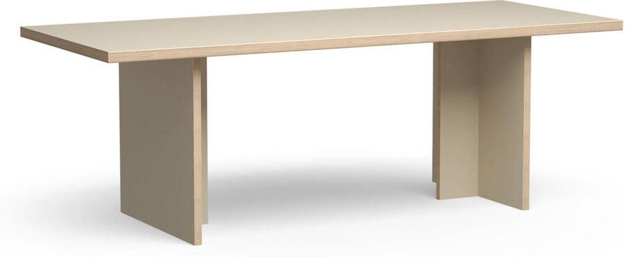 HKliving Dining Table Eettafel 220 x 90 cm Cream - Foto 3