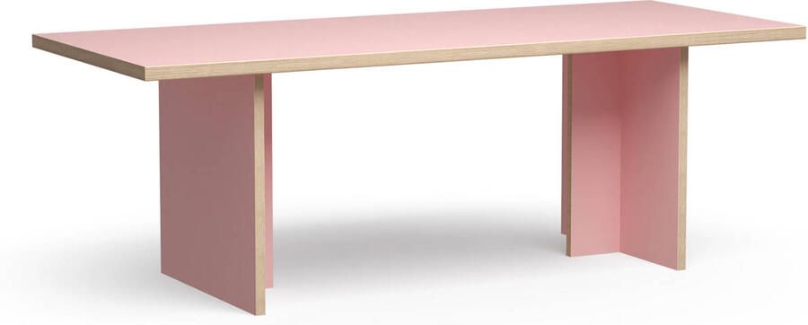 HKliving Dining Table Eettafel 220 x 90 cm Pink - Foto 3