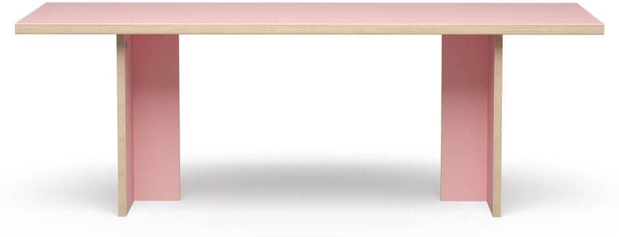HKliving Dining Table Eettafel 220 x 90 cm Pink - Foto 2