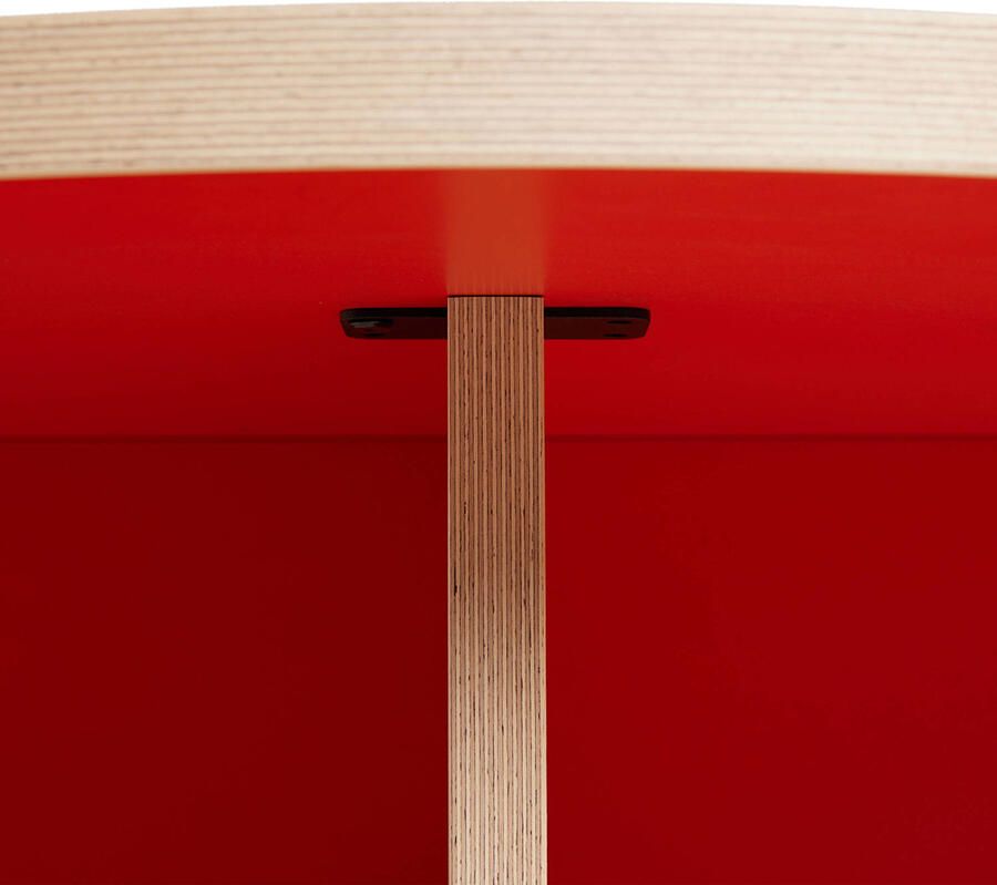 HKliving Dining Table Eettafel Ø 130 cm Orange