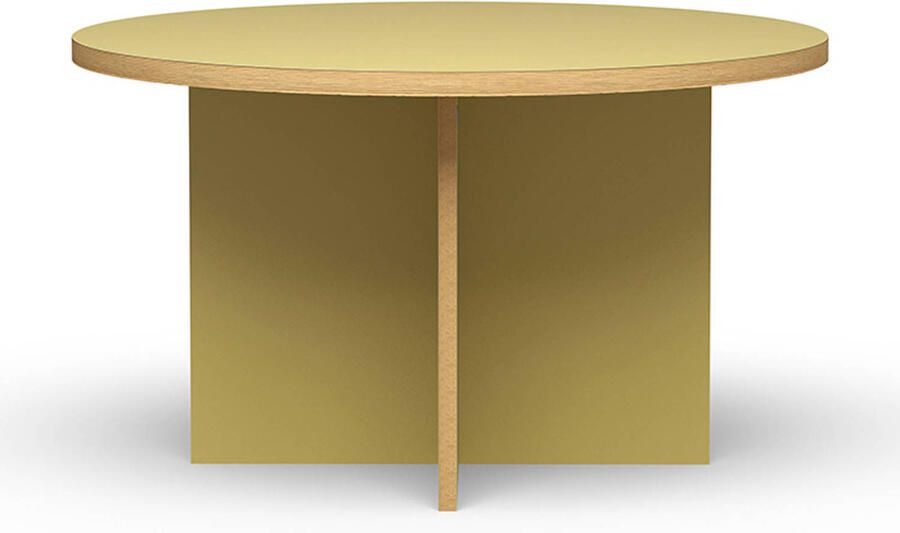 HKliving Dining Table Eettafel Ø 130 cm Olive