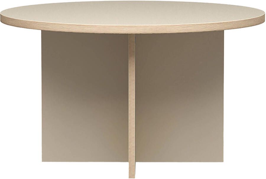 HKliving Dining Table Eettafel -Ø 130 cm Cream