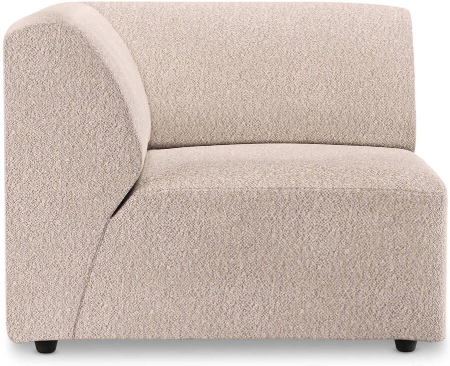 HKLIVING Jax Bank Element Eindstuk Links Bouclé Taupe - Foto 3