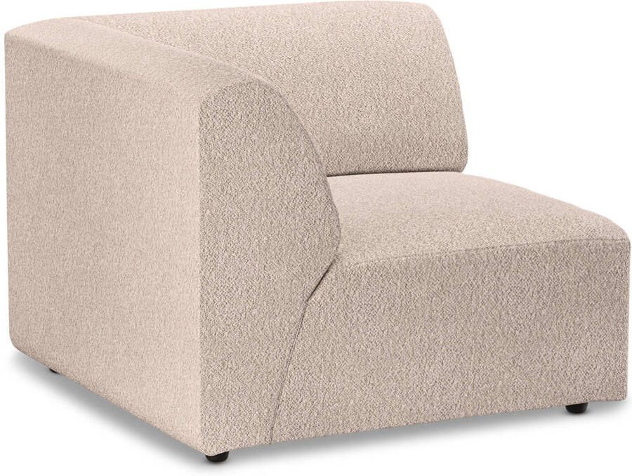 HKLIVING Jax Bank Element Eindstuk Links Bouclé Taupe - Foto 2