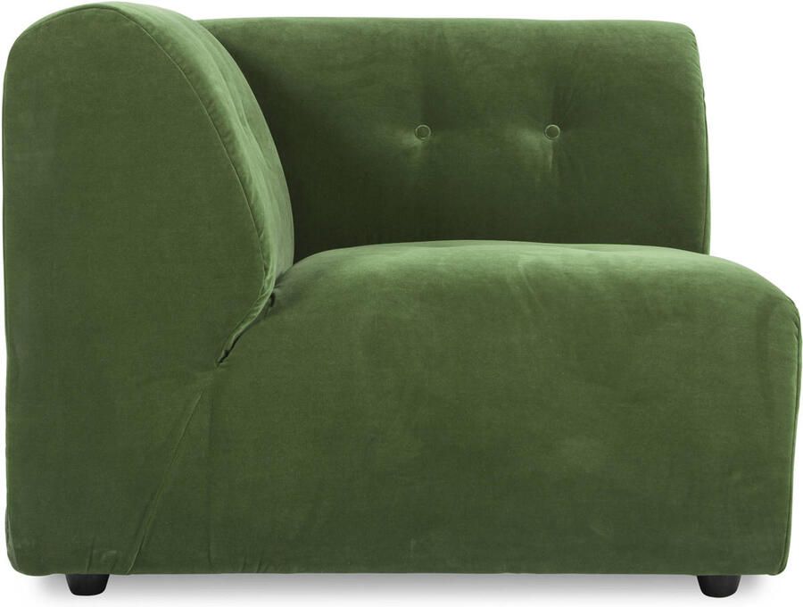 HKLIVING Vint Bank Element Hoekstuk Links Royal Velvet Groen - Foto 3