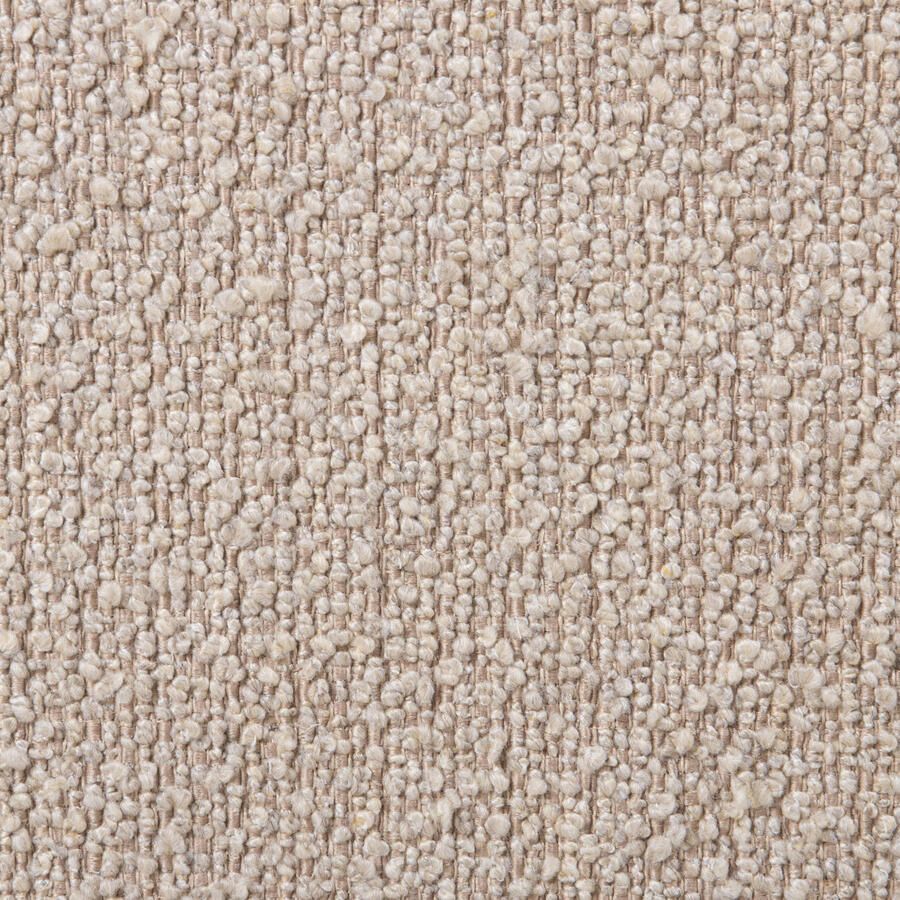 HKLIVING Jax Bank Element Hoekstuk Rond Bouclé Taupe