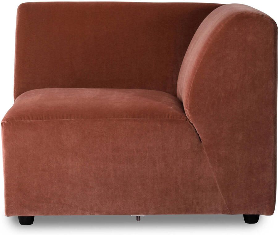 HKLIVING Jax Bank Element Hoekstuk Rechts Royal Velvet Magnolia - Foto 2