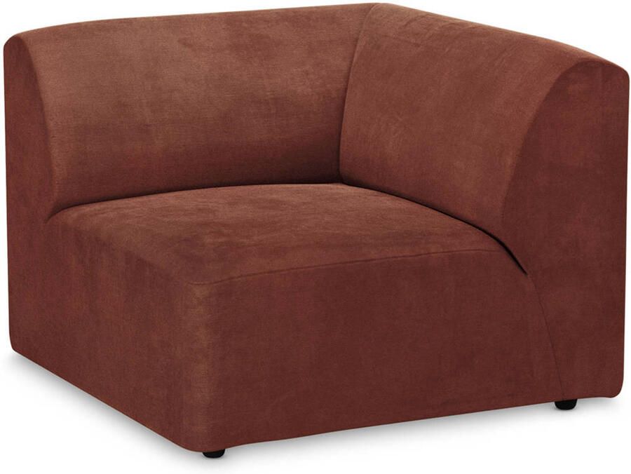 HKLIVING Jax Bank Element Hoekstuk Rechts Royal Velvet Magnolia