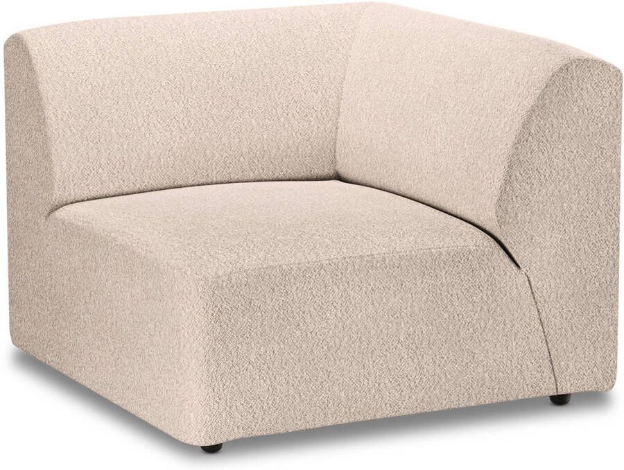 HKLIVING Jax Bank Element Eindstuk Rechts Bouclé Taupe - Foto 2