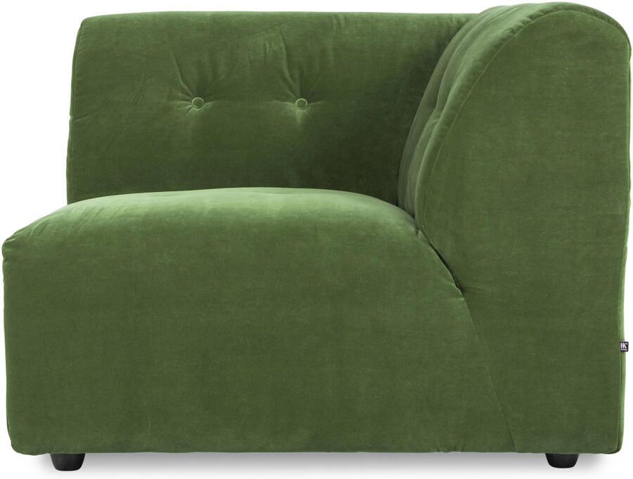 HKLIVING Vint Bank Element Hoekstuk Rechts Royal Velvet Groen - Foto 3
