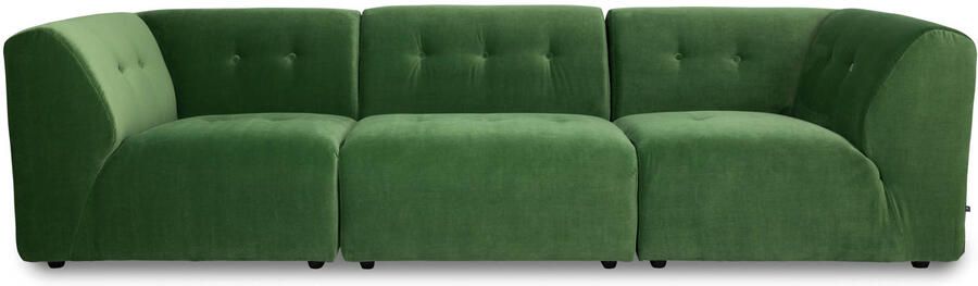 HKLIVING Vint Bank Element Hoekstuk Rechts Royal Velvet Groen - Foto 2