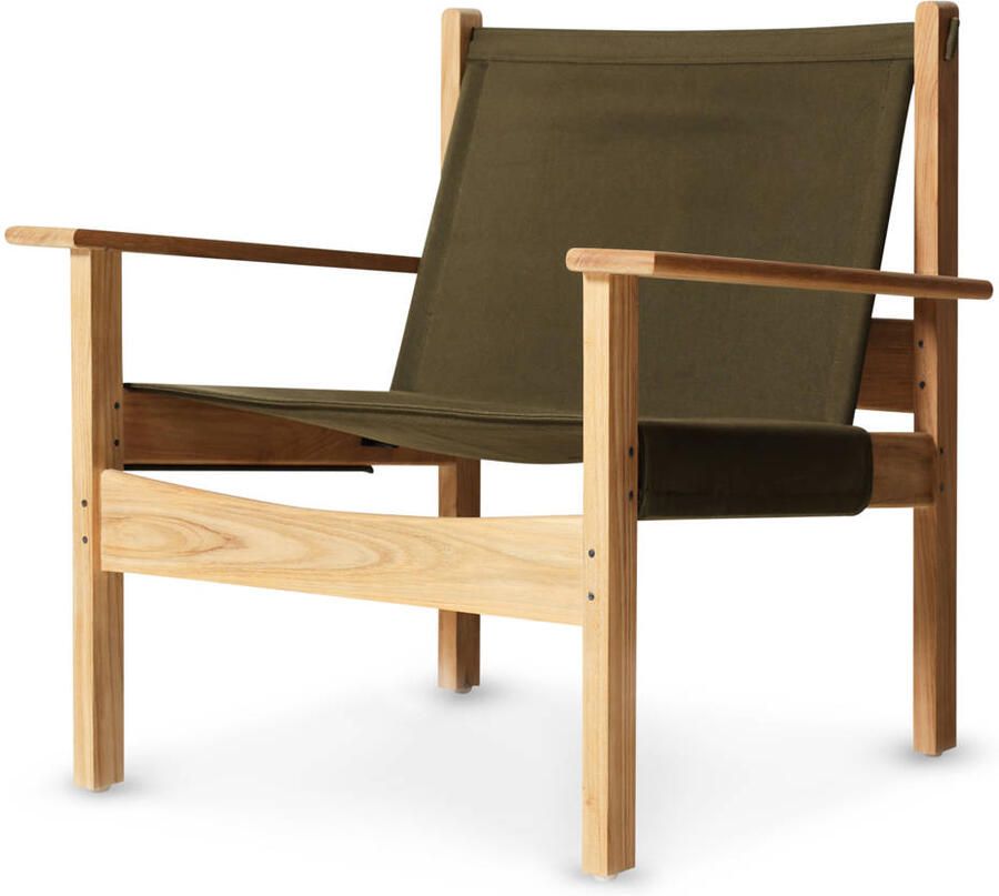 HKLIVING Explorer Lounger Army Green - Foto 3