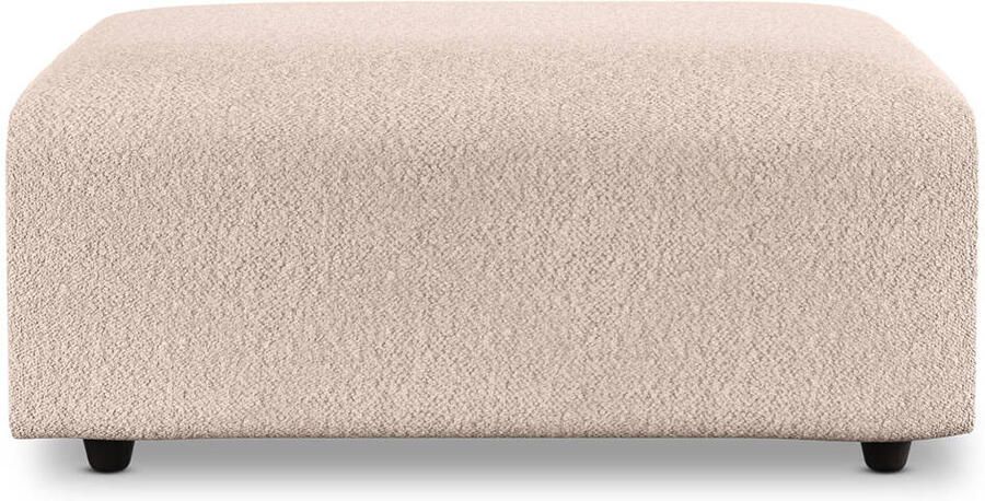 HKLIVING Jax Bank Element Hocker Bouclé Taupe