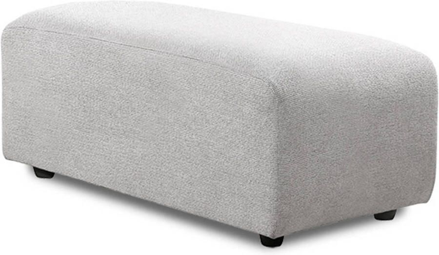 HKliving Jax Bank Element Hocker Small Geweven Stof Naturel Melange - Foto 2