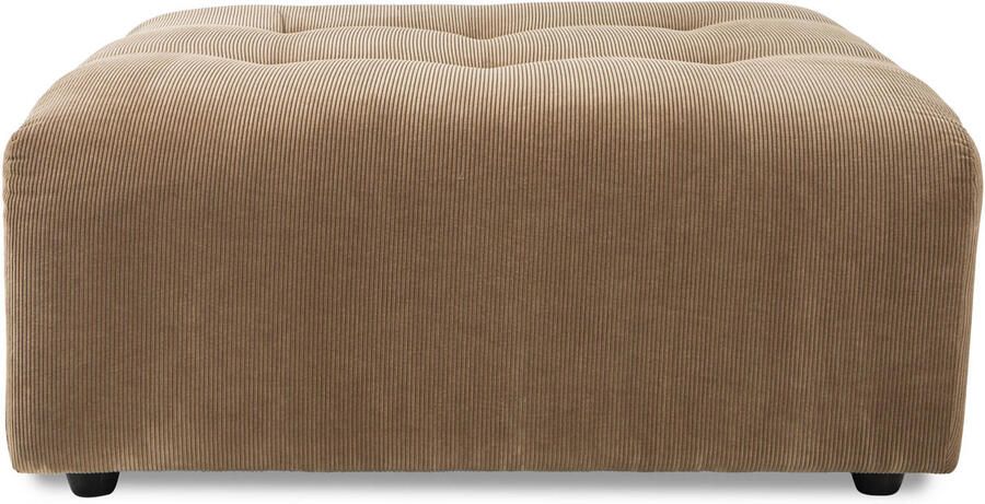 HKLIVING Vint Bank Element Hocker Corduroy Rib Bruin - Foto 3