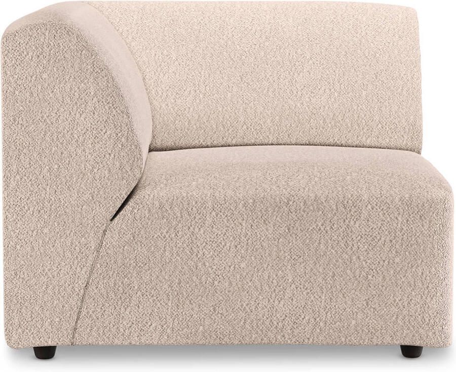 HKLIVING Jax Bank Element Hoekstuk Links Bouclé Taupe - Foto 3