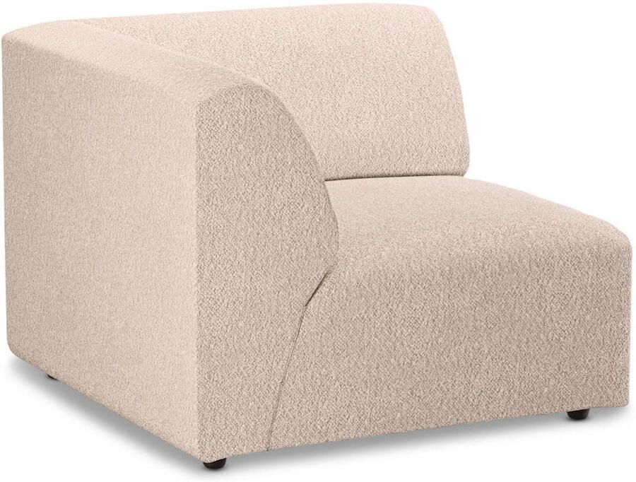 HKLIVING Jax Bank Element Hoekstuk Links Bouclé Taupe - Foto 2