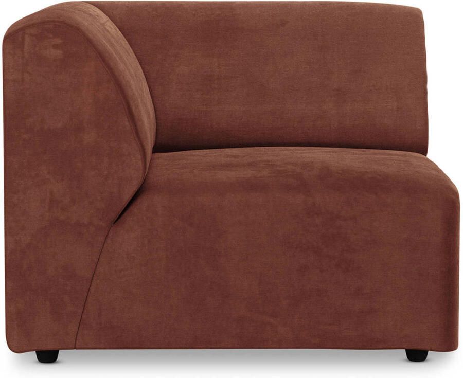 HKLIVING Jax Bank Element Hoekstuk Links Royal Velvet Magnolia - Foto 2