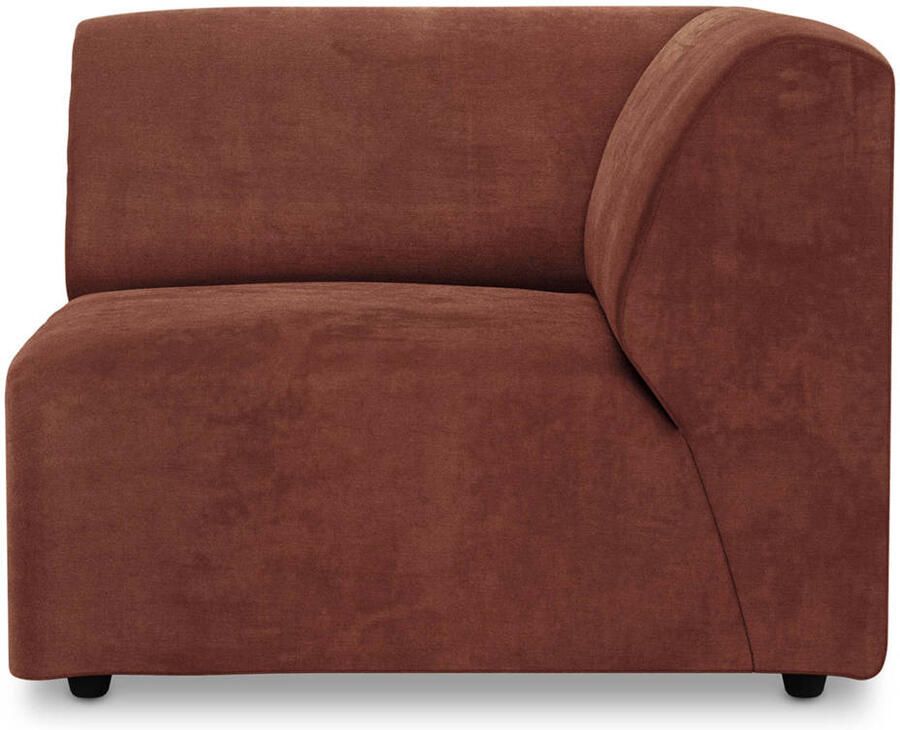 HKLIVING Jax Bank Element Eindstuk Rechts Royal Velvet Magnolia - Foto 3