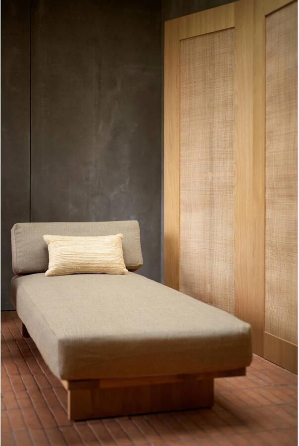 HKLIVING ligbed buiten teak (natural) - Foto 3