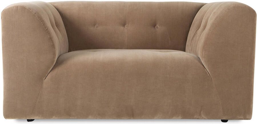 HKLIVING Vint Bank Element Loveseat Corduroy Rib Bruin - Foto 3
