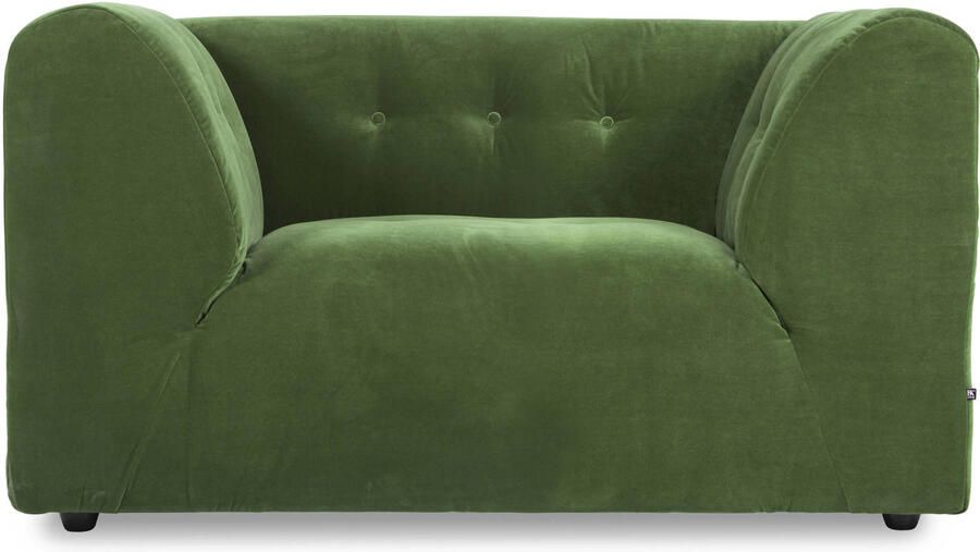 HKLIVING Vint Bank Element Loveseat Royal Velvet Groen - Foto 2