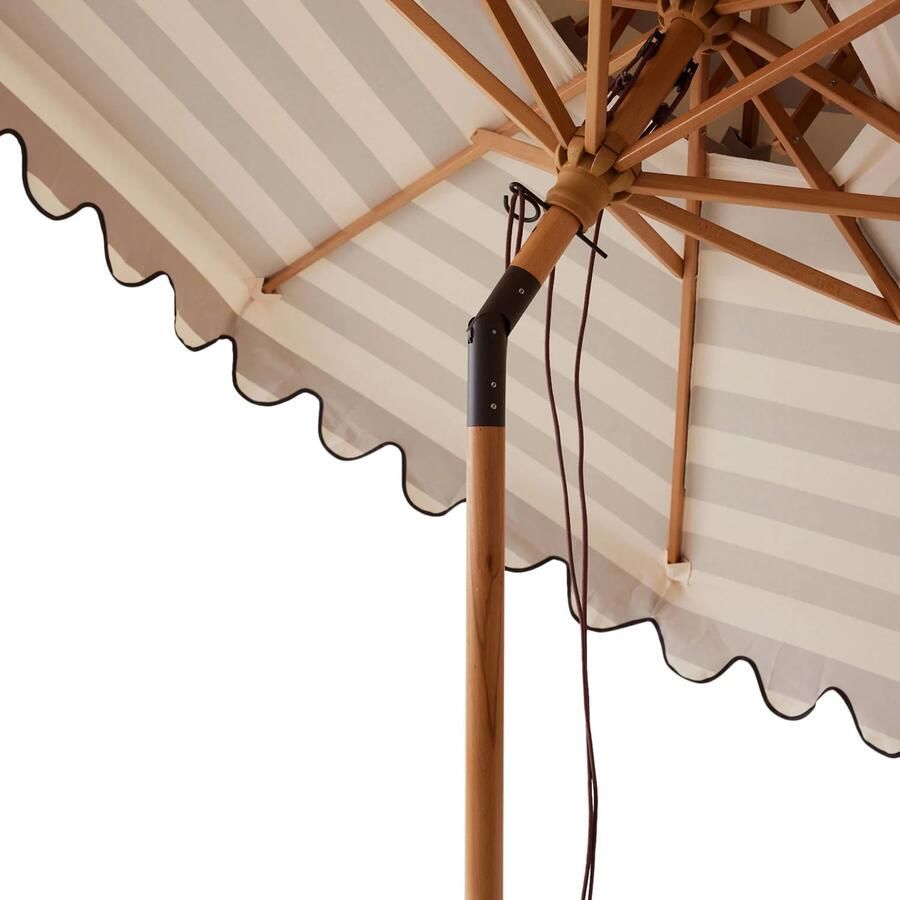 HKLIVING Striped Patio Parasol Stracciatella - Foto 2