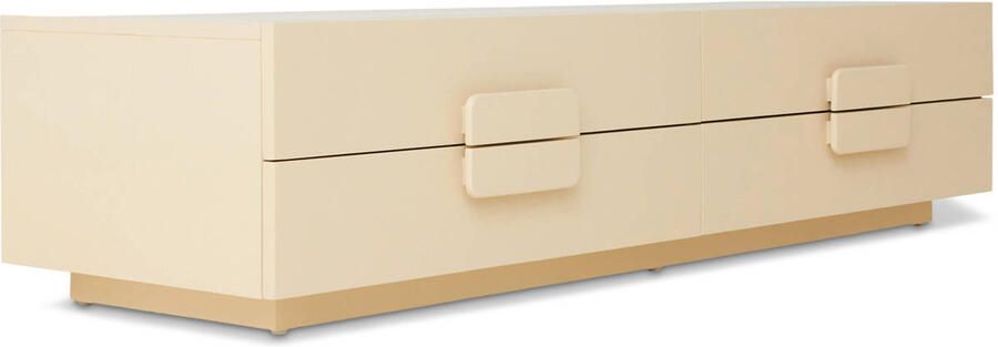 HKLIVING Spacious Ladekast 4 Lades Crème