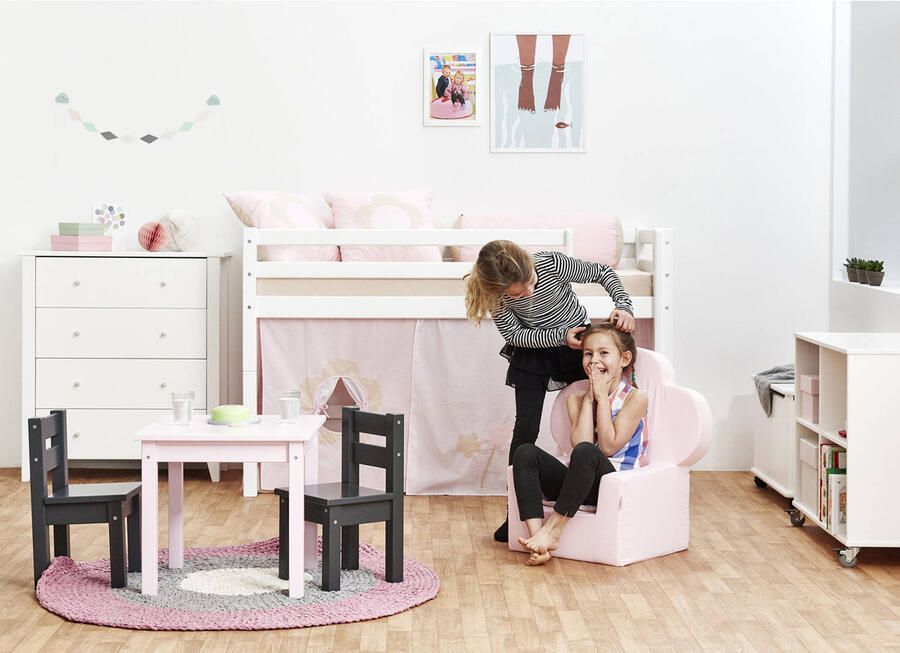 Hoppekids gordijn hoogslaper stapelbed Fairytale Flower (70x160 cm) - Foto 2