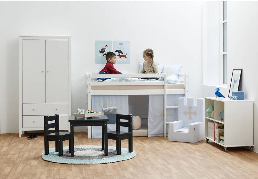 Hoppekids gordijn hoogslaper stapelbed Fairytale Knight (90x200 cm)