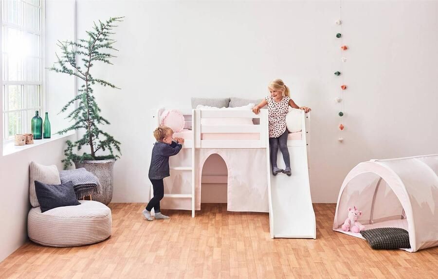 Hoppekids gordijn hoogslaper stapelbed Winter Wonderland (70x160 cm) - Foto 2