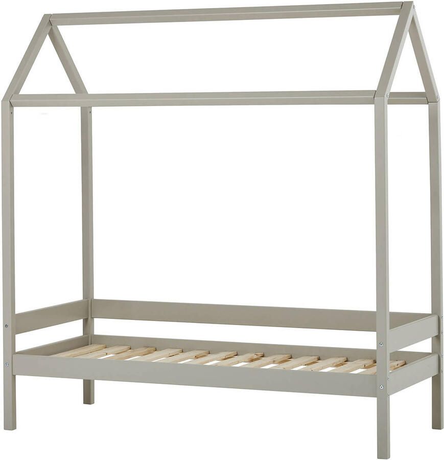 Hoppekids ECO Comfort Huisbed 70x160cm Duif Grijs