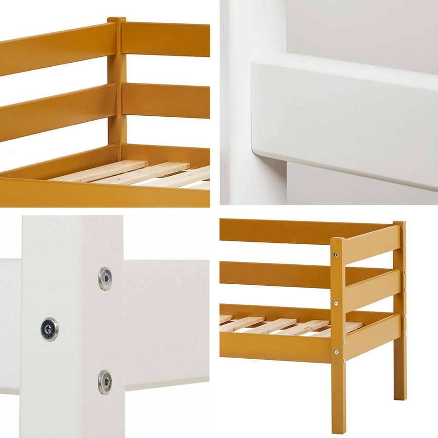 Hoppekids ECO Comfort juniorbed 70x160 Herfst Geel