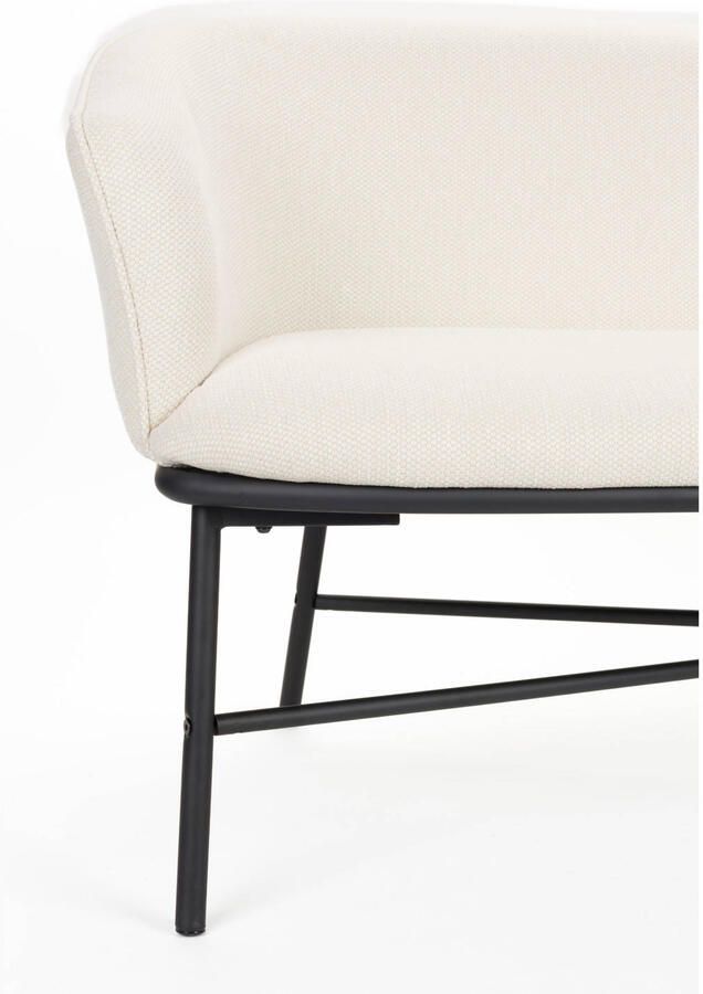 Housecraft Living Housecraft Jezper 2 5 zitsbank op metalen frame Beige