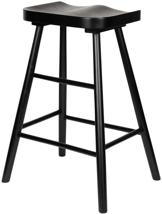 ZILT Barstoel Marky Eikenhout Zwart (zithoogte 64cm) - Foto 3