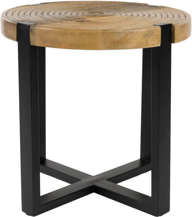 Housecraft living Buz Bijzettafel Rond 40 cm Mangohout Bruin} - Foto 2