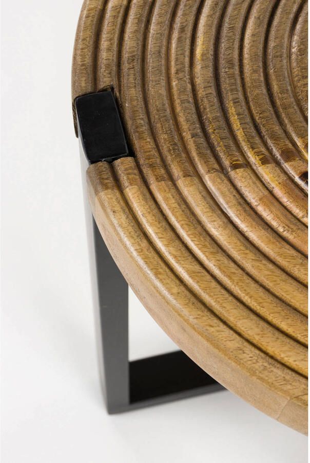 Housecraft living Buz Bijzettafel Rond 40 cm Mangohout Bruin} - Foto 3